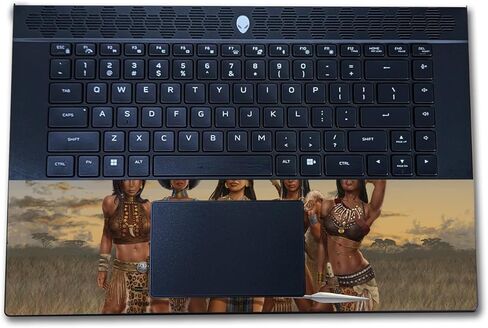 غلاف الكمبيوتر المحمول المتوافق مع Alienware M16 R2 (2024) - African Queens - غطاء لاصق واقٍ من الفينيل 3M ممتاز - سهل التطبيق | صُنع في الولايات المتحدة الأمريكية بواسطة MightySkins in Saudi Arabia