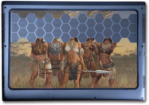 غلاف الكمبيوتر المحمول المتوافق مع Alienware M16 R2 (2024) - African Queens - غطاء لاصق واقٍ من الفينيل 3M ممتاز - سهل التطبيق | صُنع في الولايات المتحدة الأمريكية بواسطة MightySkins in Saudi Arabia