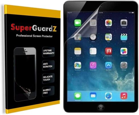 SuperGuardZ [3-PACK] واقي شاشة لجهاز iPad Air 2 & 1، مضاد للتوهج، غير لامع، مضاد لبصمات الأصابع، مضاد للخدش، مضاد للفقاعات in Kuwait