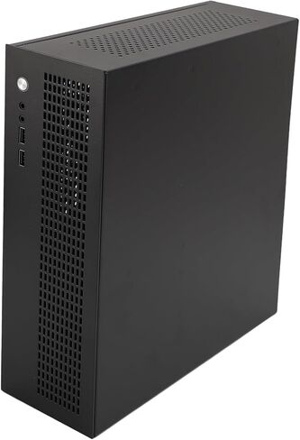 Dpofirs ITX MATX PC Case Stahl Band Brides The Cooling Fan Support SSD HDD for Gaming, USB2.0 Interface Suitable for GAMER Office Workers in Saudi Arabia