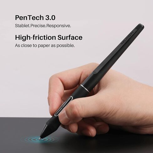 HUION Inspiroy Dial 2 10.5 x 6.56 بوصة لوح رسم رسومات لاسلكي بتقنية البلوتوث مع قلم مزدوج خالي من البطارية للفن الرقمي وقفاز كبير الحجم in Saudi Arabia