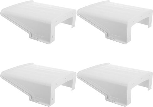 4Pcs Camera Rain Shield: Security Camera Weather Hood - Waterproof Housing Protector -Sun/Rain/Snow/Wind/UV Shade/Cover/Housing 10.6x10.4x3.8 in Saudi Arabia