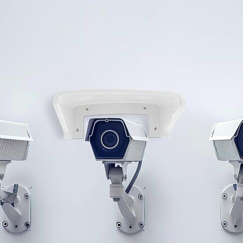4Pcs Camera Rain Shield: Security Camera Weather Hood - Waterproof Housing Protector -Sun/Rain/Snow/Wind/UV Shade/Cover/Housing 10.6x10.4x3.8 in Saudi Arabia