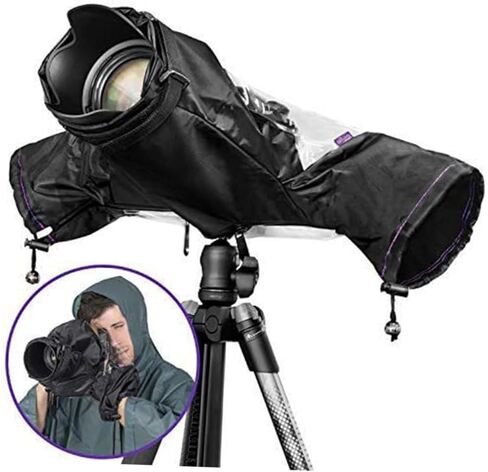 Outdoor Camera Rain Cover for DSLR and Telephoto Lens, Waterproof Sleeve, Raincoat for Photography in Rainy Weather in Saudi Arabia