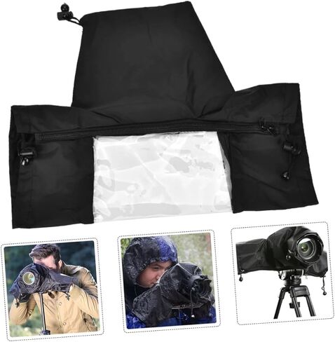 Outdoor Camera Rain Cover for DSLR and Telephoto Lens, Waterproof Sleeve, Raincoat for Photography in Rainy Weather in Saudi Arabia