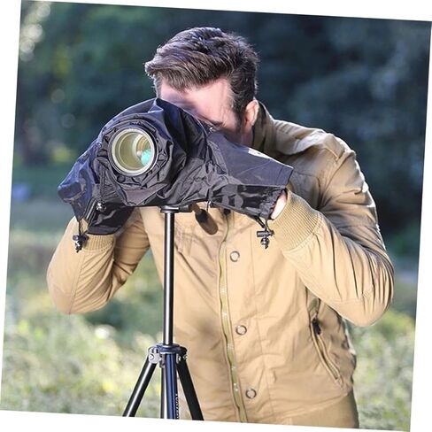 Outdoor Camera Rain Cover for DSLR and Telephoto Lens, Waterproof Sleeve, Raincoat for Photography in Rainy Weather in Saudi Arabia