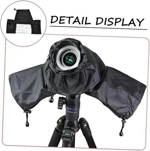 Veemoon Waterproof DSLR Camera Rain Cover Protective Sleeve with Lens Shield for Outdoor Photography, Dustproof Raincoat Accessory for Hunting and Birdwatching in Saudi Arabia