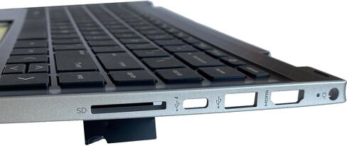 Replacement Upper Case Palmrest for HP Pavilion X360 14-DW 14T-DW Series Laptop Top Cover Keyboard Assembly L96524-001 6070B1744903 in Saudi Arabia