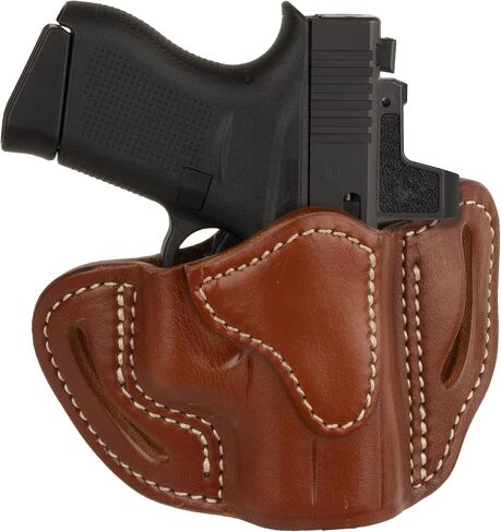 1791 Gunleather G43 Optic Ready Holster، OWB CCW G43 حافظة جلدية للمسدس للأحزمة. متوافق/بديل لـ Glock 43، Ruger LC9، SR22، SR1911، Sig P238، P365 وKimber Micro in Kuwait