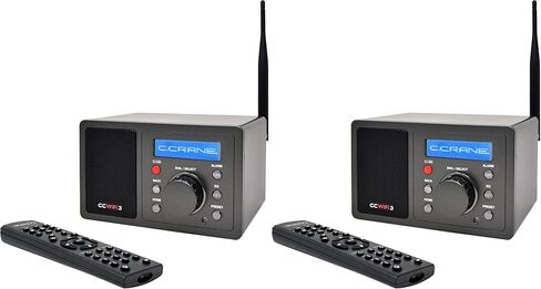 C. راديو الإنترنت Crane CC WiFi 3 مع Skytune وجهاز استقبال بلوتوث وساعة ومنبه مع جهاز تحكم عن بعد، والوصول إلى الآلاف من محطات الراديو في جميع أنحاء العالم in Kuwait