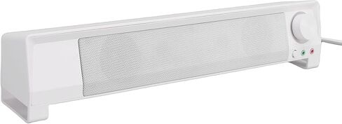 VBESTLIFE Desktop Computer Speaker Bar, Immersive 3D Sound, USB Powered Speaker with 3.5mm and Mircophone Interface for PC, Laptop in Saudi Arabia