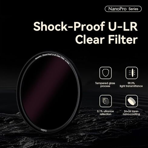 Haida NanoPro Shock-Proof U-LR Clear Filter(43MM) in Saudi Arabia