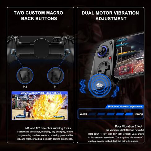 Megadream Mobile Gaming Controller for iPhone/Android/PC - iPad/Tablet (Up to 11in) - Cloud Game - NS-Switch|Swith 2 - Turn Your Phone into a Gaming Console - PS5/Xbox Remote Play Streaming, Call of Duty, Roblox, Turbo, White in Kuwait
