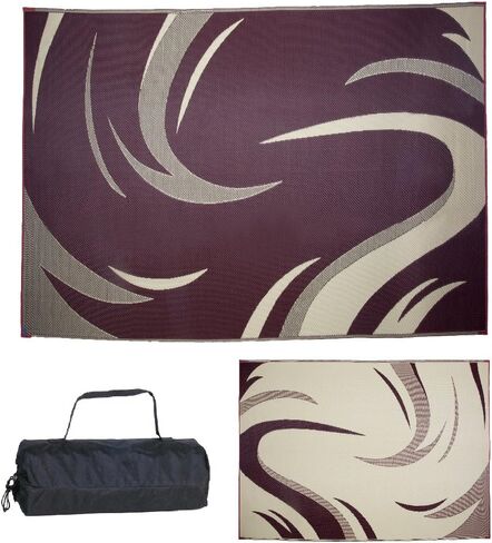 Stylish Camping Ming's Mark Mat HummingbirdBlack/Brown, 8'x 11' in Saudi Arabia