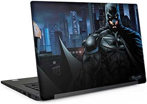 ملصق Skinit للكمبيوتر المحمول متوافق مع Latitude 5420 - مرخص رسميًا من DC Comics Batman The Dark Knight Comic Art Design in Kuwait