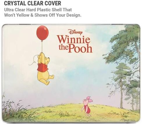 Skinit Laptop Case Plus Skin Compatible with MacBook Air 15in (2023) - Officially Licensed Disney Winnie The Pooh Red Ballon Design in Saudi Arabia