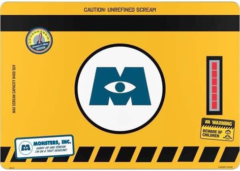 Skinit Decal Laptop Skin Compatible with MacBook Air 15 in (2023) - Officially Licensed Disney Monsters Inc. Scream Canister Design in Saudi Arabia