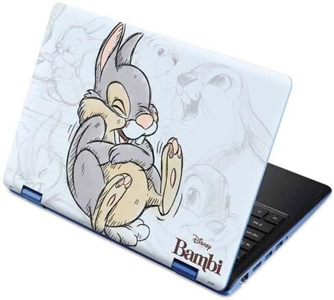 غلاف كمبيوتر محمول من Skinit متوافق مع Aspire R11 11.6in - تصميم صورة مرسوم رسميًا من Disney Bambi Thumper in Kuwait