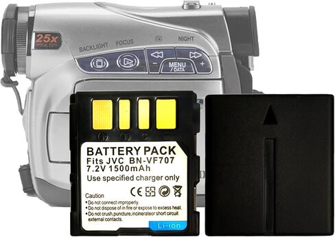 BN-VF707 Battery Compatible with JVC BN-VF707U BN-VF707UE BN-VF707US BN-VF714U BN-VF714UE BN-VF714US BN-VF733U BN-VF733UE BN-VF733US Battery Replacement Battery in Kuwait
