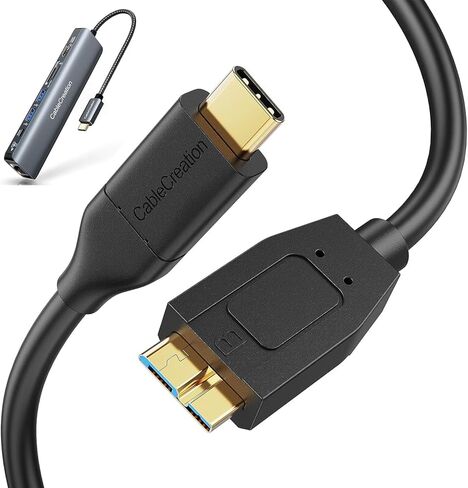 حزمة 7 في 1 USB C Hub 4K 60 هرتز مع كابل محرك الأقراص الصلبة USB C بطول 1 قدم in Saudi Arabia