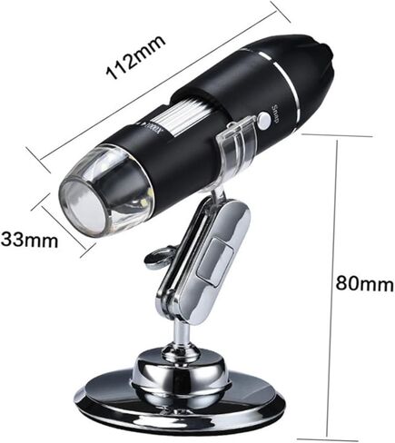 Electronic Handheld Microscope Magnification Digital Magnifying Glass USB Led for Industrial Lab Use in Saudi Arabia