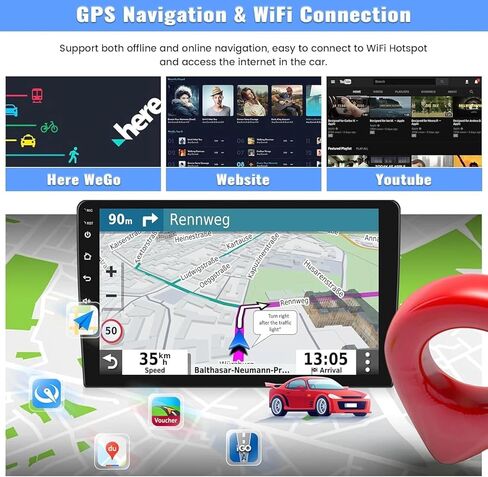 4+64GB Android 15 8-core for Ford F250 F350 Radio 1999-2004 with Wireless Apple Carplay Android Auto 7" Touchscreen Car Stereo with Free Backup Camera GPS Navigation Bluetooth FM RDS DSP Head Unit in Saudi Arabia