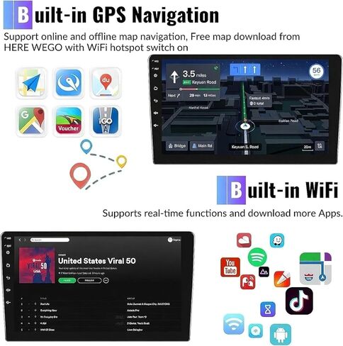 4+64GB Android 15 8-core for Ford F250 F350 Radio 1999-2004 with Wireless Apple Carplay Android Auto 7" Touchscreen Car Stereo with Free Backup Camera GPS Navigation Bluetooth FM RDS DSP Head Unit in Saudi Arabia