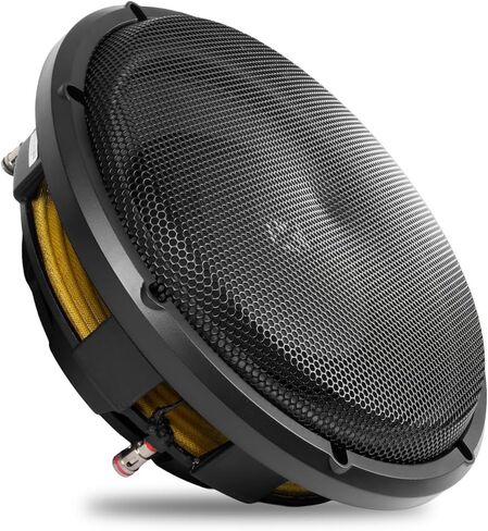 مضخم صوت السيارة NVX SQW104 مقاس 10 بوصات SQ-Series الضحلة، 1200 واط الذروة / 600 واط RMS، مزدوج 4 أوم، سلة مصبوبة، تصميم عمق مدمج in Saudi Arabia