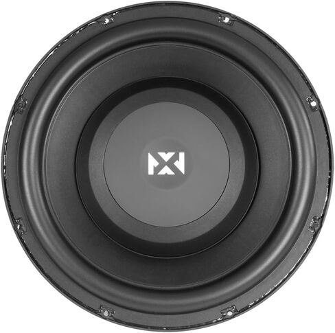 مضخم صوت السيارة NVX SQW104 مقاس 10 بوصات SQ-Series الضحلة، 1200 واط الذروة / 600 واط RMS، مزدوج 4 أوم، سلة مصبوبة، تصميم عمق مدمج in Saudi Arabia
