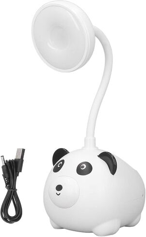 aqxreight Kids Reading Light Panda Base Flexible Gooseneck USB 600mAh LED Desk Lamp for Family Study Office Eyes Avoiding Flexib Kids Reading LightLED Desk LampKids LampBook in Saudi Arabia