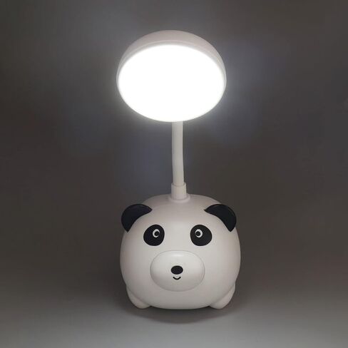 aqxreight Kids Reading Light Panda Base Flexible Gooseneck USB 600mAh LED Desk Lamp for Family Study Office Eyes Avoiding Flexib Kids Reading LightLED Desk LampKids LampBook in Saudi Arabia