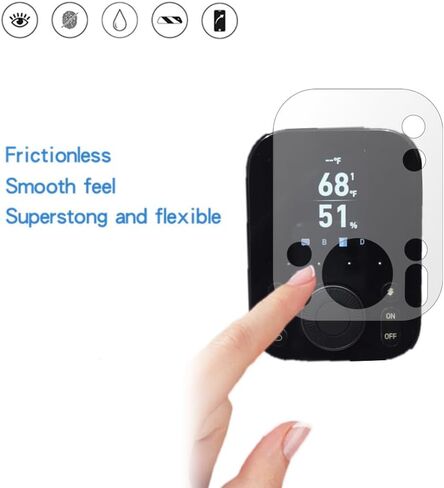 واقي شاشة متوافق مع SwitchBot Hub 3، طبقة حماية PET HD (3 قطع) in Saudi Arabia