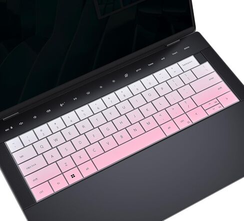 غطاء لوحة المفاتيح متوافق مع الكمبيوتر المحمول Dell XPS 14 9440 Business مقاس 14.5 بوصة/XPS 14 9450، وواقي لوحة المفاتيح Dell XPS 16 9640 - وردي in Kuwait