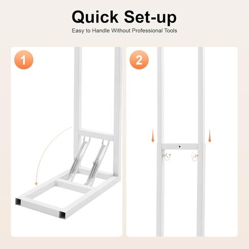 حامل خلفية قوس الزفاف الأبيض بطول 6.56 قدم، قوس بالون معدني غير قابل للتجميع مع قاعدة قابلة للطي، ارتفاع 30.31 بوصة قابل للتعديل لحفلات الزفاف والحفلات والديكور المقترح in Kuwait