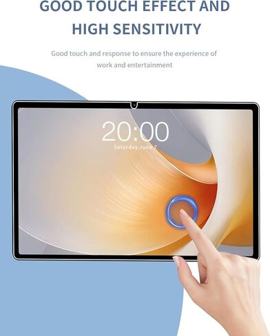 [عبوة من قطعتين] لجهاز Teclast T65 Plus 2025 Tablet 13.4 بوصة من الزجاج المقوى، واقي شاشة لجهاز Teclast T65 Plus 5G 13.4 بوصة مضاد للخدش وحساس وصلابة 9H in Kuwait