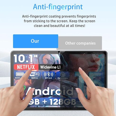 Screen Protector for Raemond K80/K70/K50 Tablet 10inch, HD Tempered Glass,9h Hardness,Scratch,Anti-Fingerprin,Tempered Glass Film Guard for Raemond K80 Tablet[2 Pack] in Saudi Arabia