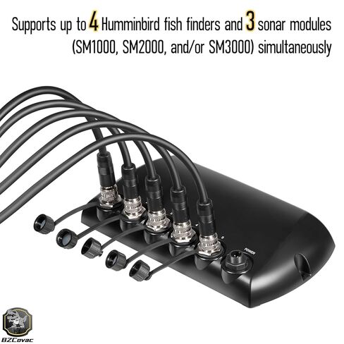 408450-1 AS ETH 5PXG 5-Port Ethernet Switch for Humminbird Helix, APEX, SOLIX, XPLORE Fish Finders - Marine Network Hub for Sharing Sonar, MEGA Live, TargetLock & NMEA 2000 Devices in Saudi Arabia