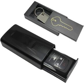 Magnetic Key Box Hide Key Holder Strong Magnet Car Key Safe Emergency Key Box Secret Hide a Key Case House Home Key Safe (Grey) in Kuwait