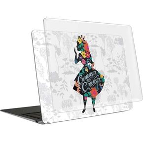 حقيبة كمبيوتر محمول Skinit Plus متوافقة مع جهاز MacBook Air 15 بوصة (2023) - مرخصة رسميًا من ديزني أليس في بلاد العجائب (رسوم متحركة) تصميم خيالي فضولي وأكثر فضولًا in Kuwait