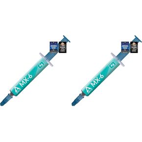 اركتك MX-6 (4 غرام) - معجون حراري فائق الاداء لوحدة المعالجة المركزية ووحدة التحكم وبطاقات الرسومات واللابتوب والتوصيل الحراري عالي الجودة، متانة طويلة، غير موصل، غير سعوي، رمادي in Kuwait