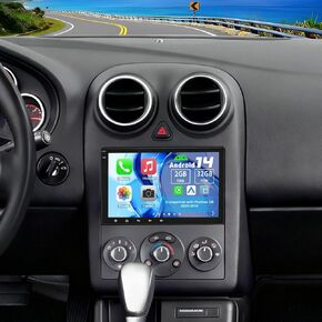 راديو ترقية ستيريو للسيارة Android 14 Double Din لـ Pontiac G6 2005-2010، 2G+32G 8 بوصة شاشة لمس مع Carplay لاسلكي Android Auto GPS WiFi Bluetooth RDS DSP SWC Mirrorlink in Kuwait