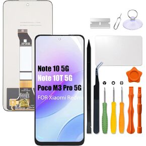 استبدال شاشة LCD Xiaomi Poco M3 Pro 5G لـ Redmi Note 10 5G | ملاحظة 10T 5G شاشة تعمل باللمس M2103K19G M2103K19I M2103K19PG محول الأرقام الجمعية شاشة الكريستال السائل مع طقم تصليح in Kuwait