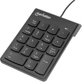 Manhattan USB Numeric Keypad with 19 Full-Size Keys - 176354 in Kuwait