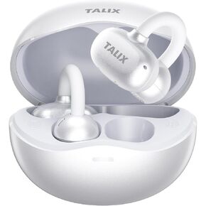 TALIX Ultra Open Ear Earbuds X6, Clip-On Headphone with Directional Sound, Ultra-Light Comfort Fit, Bluetooth 5.4 Wireless Earbuds, 26H Playtime, Spatial Sound, for Running, Workout & Daily Use(Black) in Kuwait