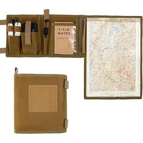 حافظة خريطة مع حقيبة تكتيكية مقاومة للماء ومتعددة الوظائف مع نافذة شفافة مقاس 13 × 10 بوصة لقراءة الخريطة أثناء التنزه في الهواء الطلق أو المشي لمسافات طويلة، أكسفورد 1000D + مادة TPU المقاومة للماء in Kuwait