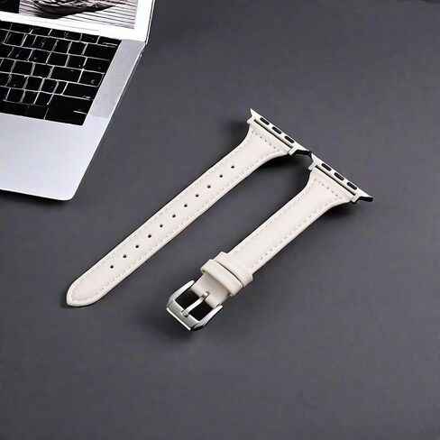 Leather Band Compatible with Apple Watch Band 38mm 40mm 41mm 42mm 44mm 45mm 46mm 49mm Women Men Leather Replacement Strap for iWatch Series 10 9 8 7 6 5 4 3 2 1 SE Ultra in Saudi Arabia