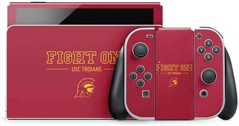 Skinit Gaming Decal Skin Compatible with Nintendo Switch OLED (2021) - Officially Licensed Fight On Design in Saudi Arabia
