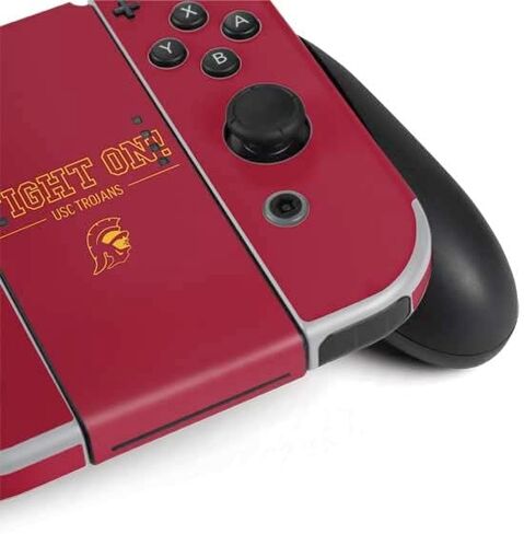 Skinit Gaming Decal Skin Compatible with Nintendo Switch OLED (2021) - Officially Licensed Fight On Design in Saudi Arabia