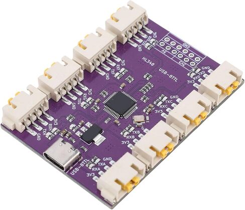 USB إلى TTL وحدة محول مسلسل USB إلى 8 قنوات TTL محول مسلسل 6Mbps عالية السرعة CH348 رقاقة مع واجهة نوع C لنظام التشغيل X in Kuwait