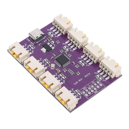 JTLB USB to 8 Channels TTL Serial Module 6Mbps High Speed CH348 Chip USB Type C to TTL Serial Converter Adapter in Saudi Arabia